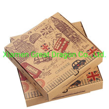 Take out Pizza Delivery Box with Custom Design Hot Sale (PZ030)